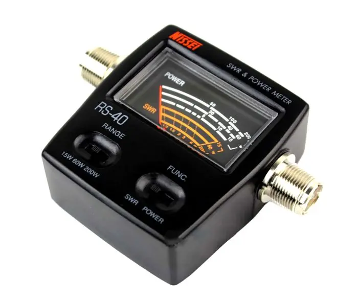 NISSEI RS 40 SWR/измерители мощности диапазон измерения 200 Вт с адаптером |power meter|power swr