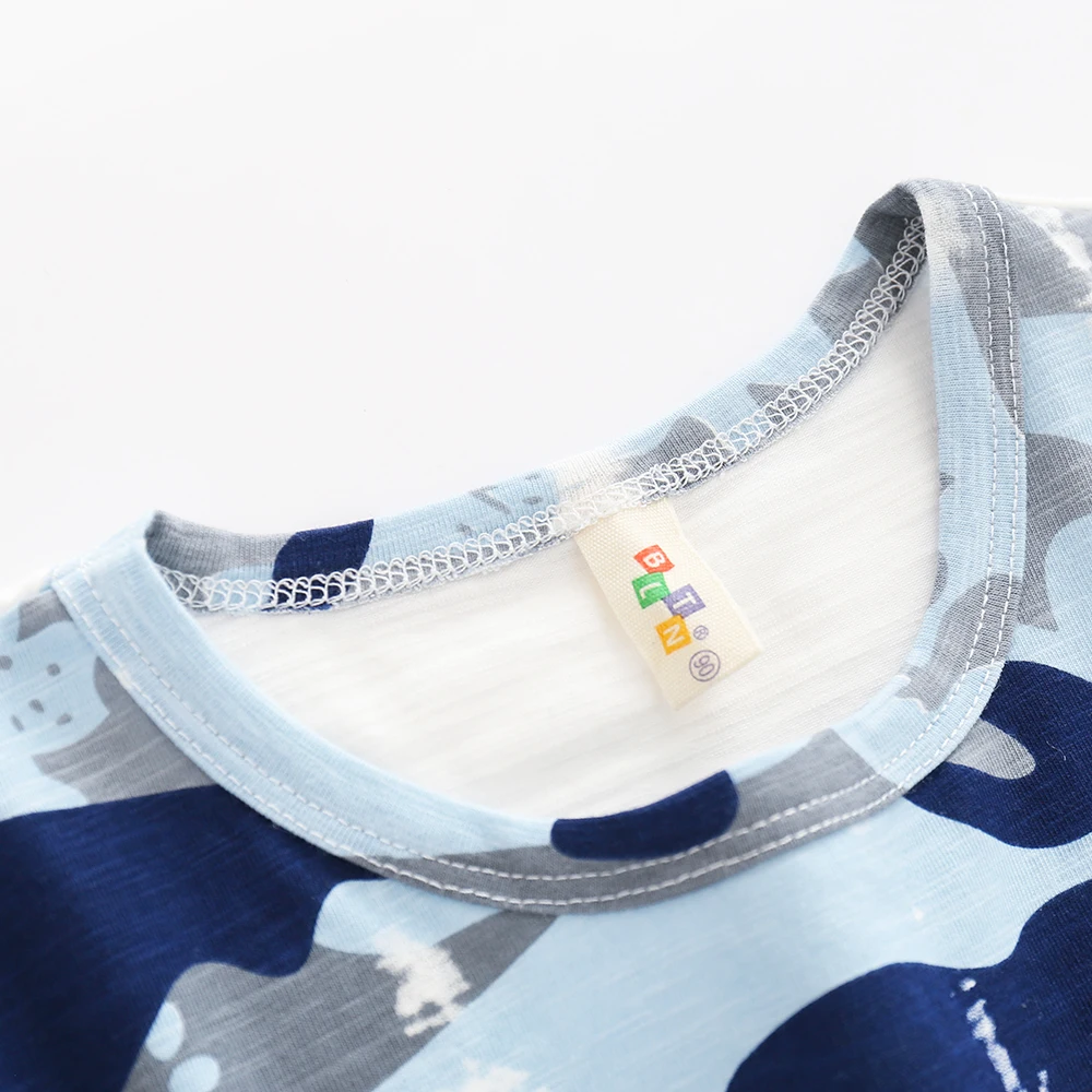 Детские летние футболки с принтом 2018 г. Детская новая детская одежда для