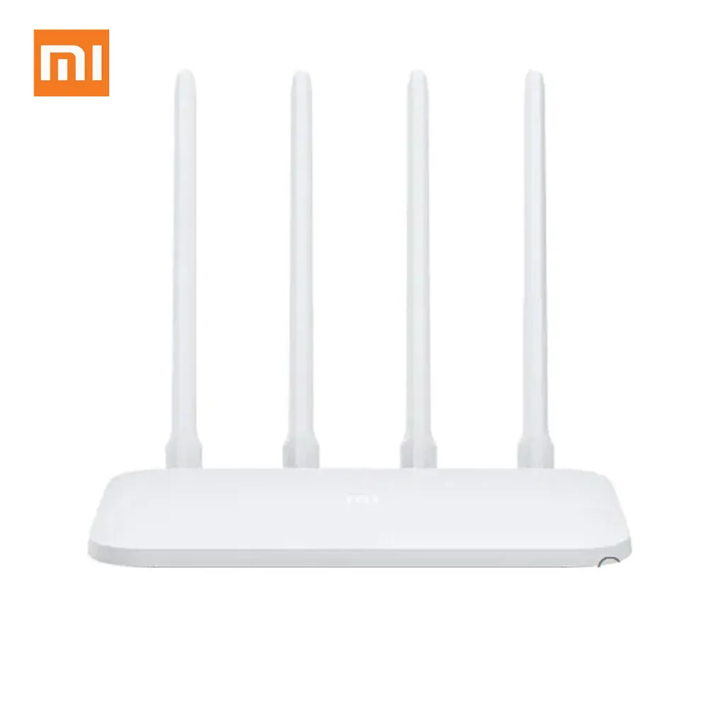Xiaomi Mi Wi-Fi роутер 4C 64 ram 802,11 b/g/n 2,4G 300 Мбит/с 4 антенны Smart APP группа управления беспроводные роутеры повторитель - Цвет: Белый