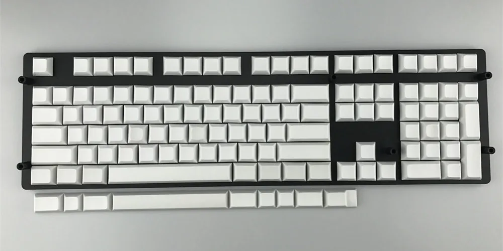 Dsa keycaps пустые печатные 117 клавиши толстые pbt для механической клавиатуры Dsa профили ANSI макет