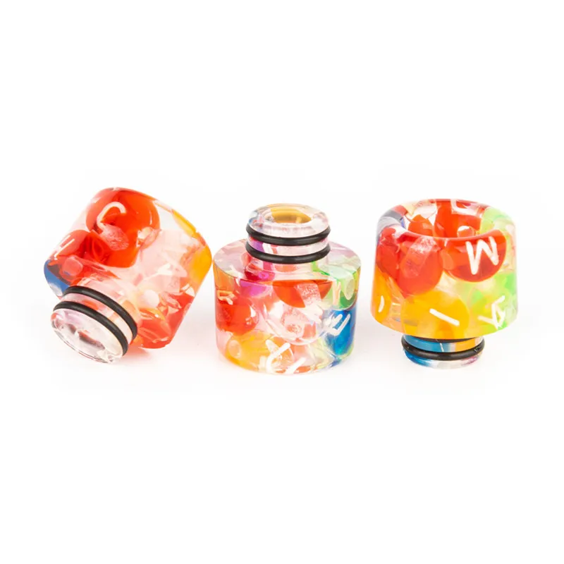 

510 Resin Drip Tips For TFV8 Baby Mouthpiece TFV12 Baby Prince Vape DripTips E cig Accessories Amber Color