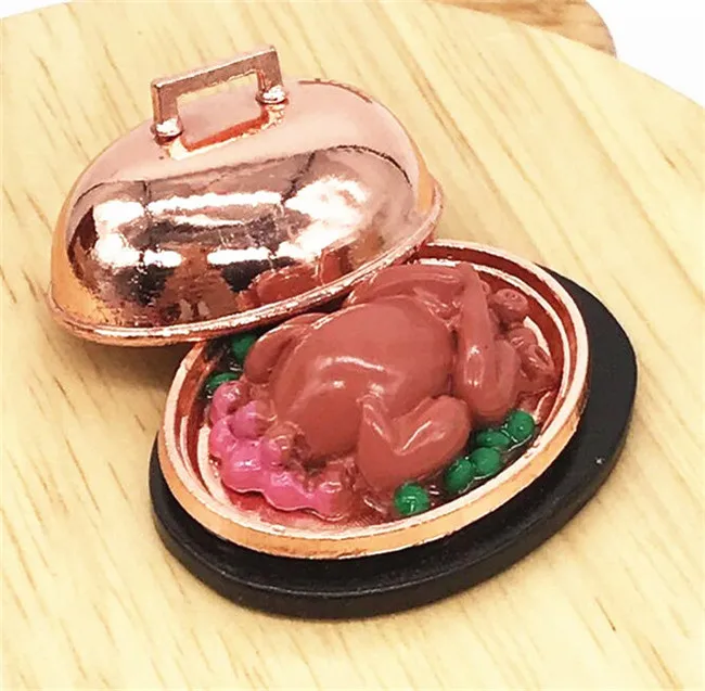 1:12 миниатюрная мебель для кукольного домика кухонный стол пищевая индейка с