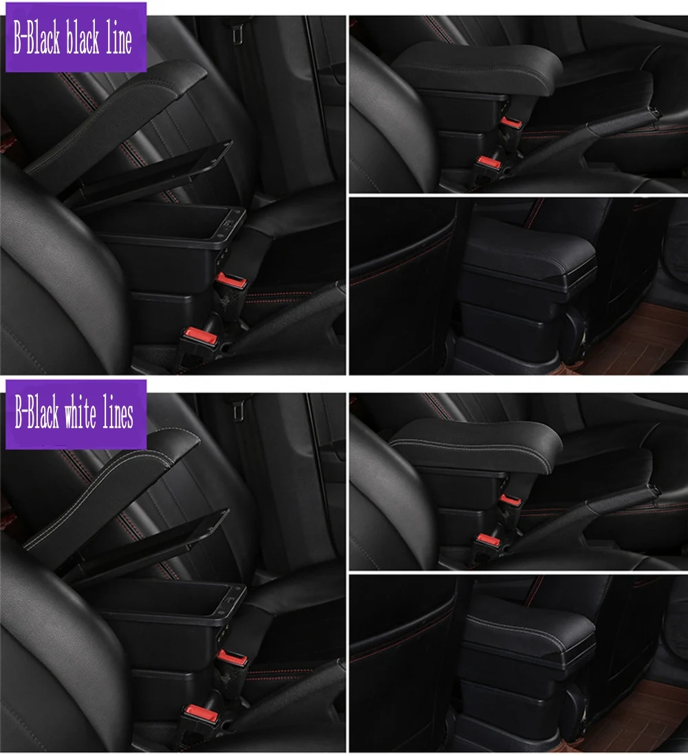 Для Chevrolet Aveo T200/T250 подлокотник поворотный кожа высшего качества центральной консоли ящик для хранения стаканов подлокотника 2008 2009 2010