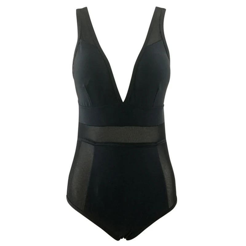 Новый стиль цельный вырез сексуальный купальник плюс удобрение для увеличения MS