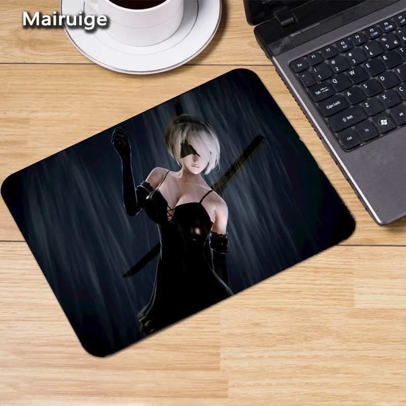 Mairuige NieR: Automata 2B A2 jorha милые девушки игровой коврик для мыши настольные коврики резиновые Противоскользящие коврики для мыши Магазин клавиатуры