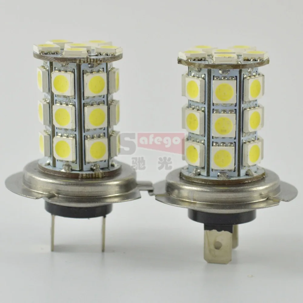 2 шт. светодиодный головной светильник h7 dc 12v автомобильная светодиодная лампа