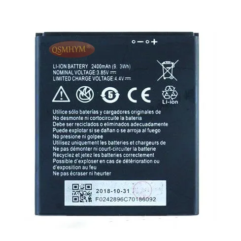 Оригинальный Li3824T44P4h716043 2400 мАч аккумулятор для ZTE Blade A520 A521 BA520 заменяемый сотовый