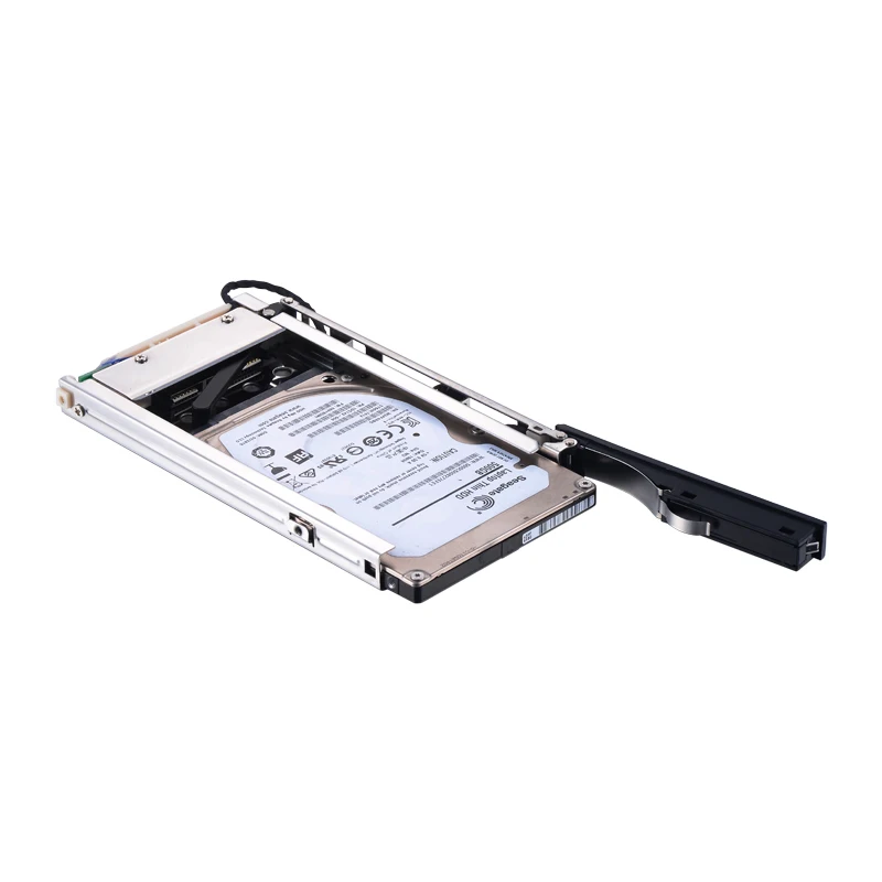 Uneatop 2.5inch Tray less SATA Bracket Drive Case SSD HDD Mobile Rack for industrial control systems