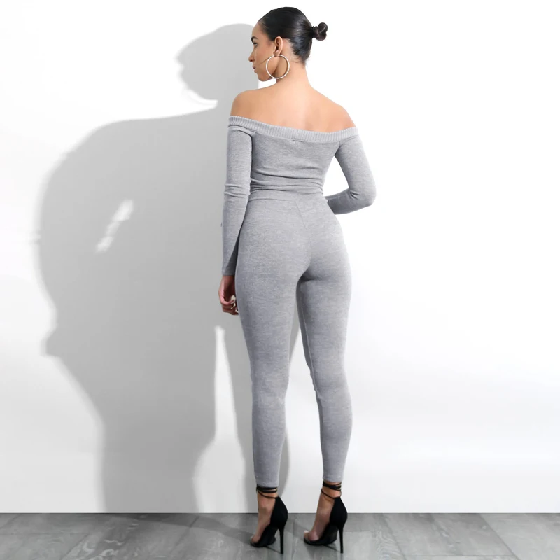 Женские сексуальные комбинезоны с длинным рукавом повседневные Комбинезоны