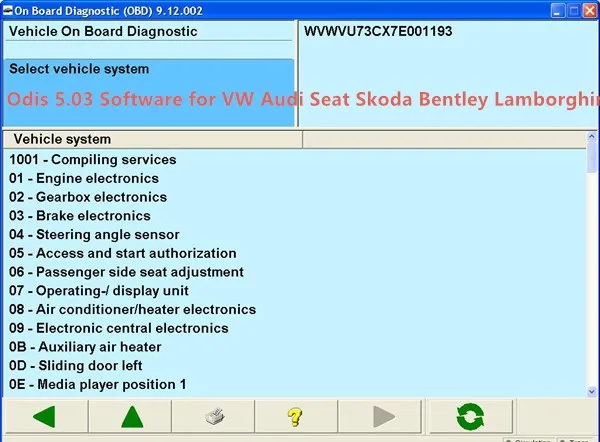 Odis 5.03 Software VAS5054A Одис 5,03 для VW AUDI SEAT Skoda Bentley Lamborghini VAS 5054A OBD2 диагностический инструмент с Bluetooth 4,0 AMB2300 Oki полный чип - Цвет: Odis 5.03 Software