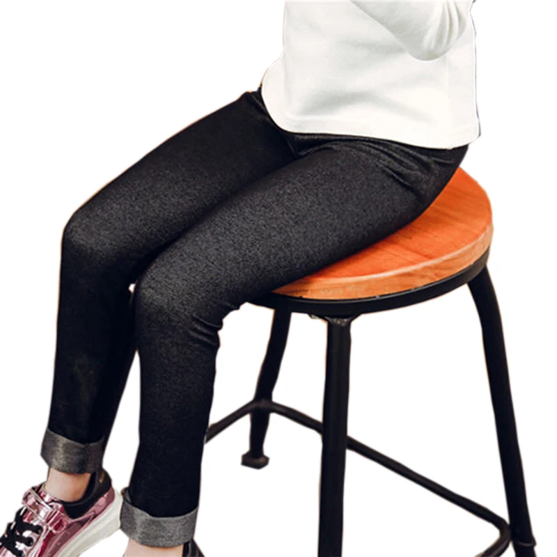 Новинка весенние леггинсы для маленьких девочек детская одежда искусственная