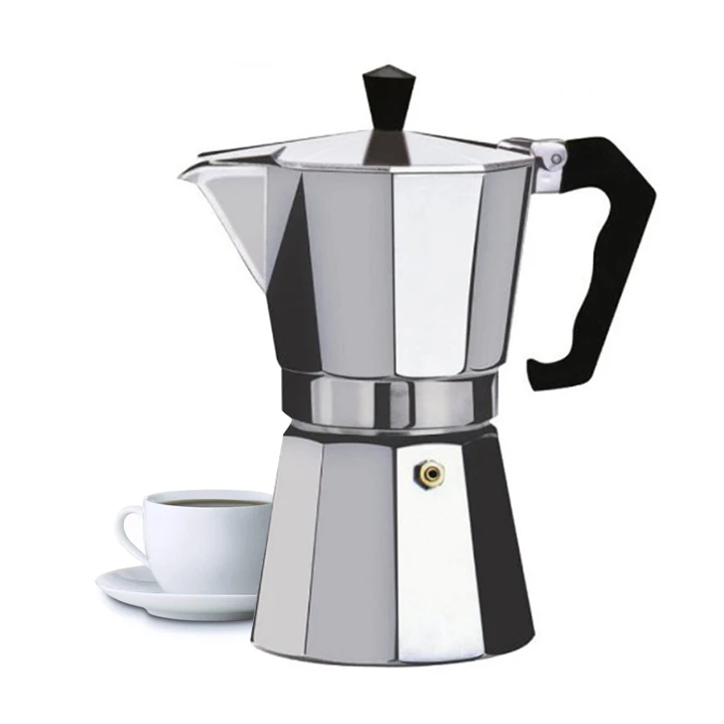 Кофеварка для итальянского мокко кофеварка эспрессо алюминиевая плита верхний