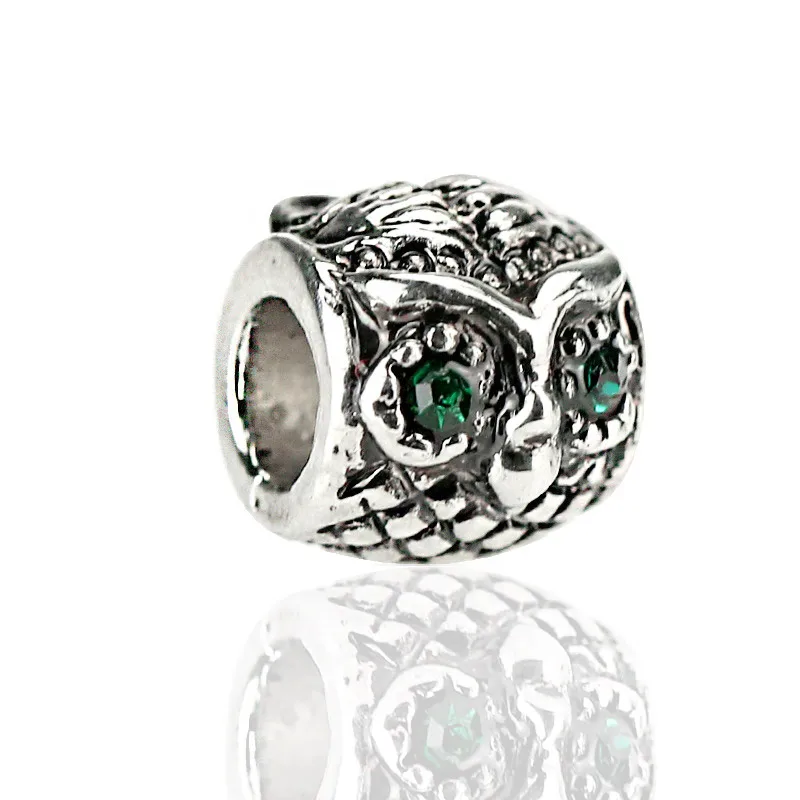 Европейские металлические бусины с большим отверстием разделители