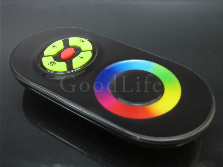 DC 12 24V Беспроводной светодиодный контроллер RF Сенсорная панель LED диммер RGB пульт