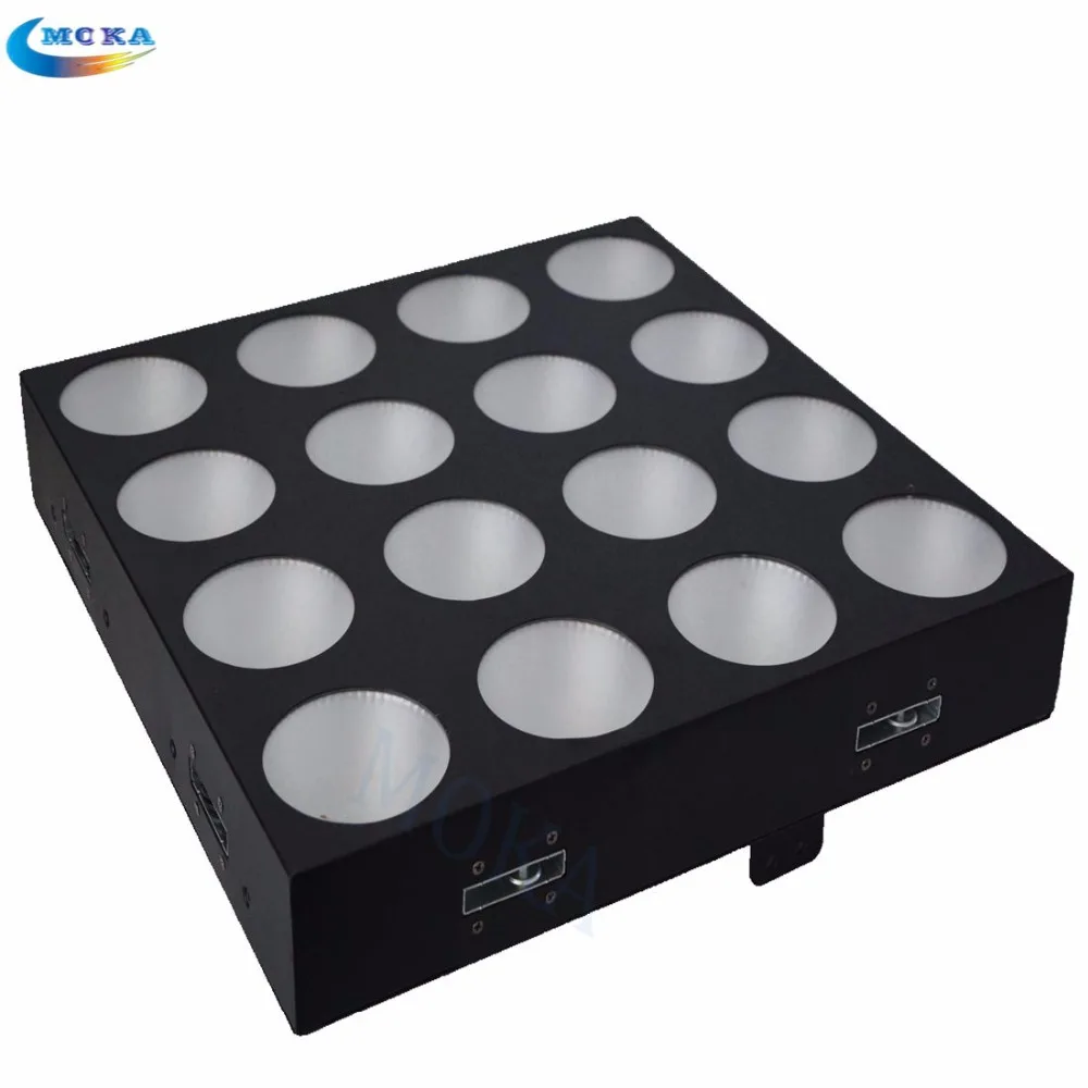 6 шт./лот диско-свет 16 головок 30 Вт RGB светодиодная Пиксельная панель Блиндер