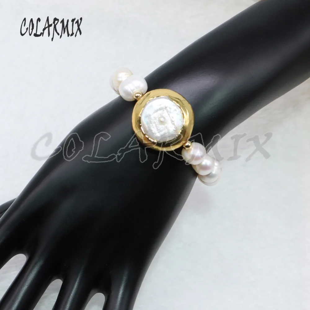 5 шт. жемчужные браслеты из бисера жемчужная цепочка регулируемый ретро браслет