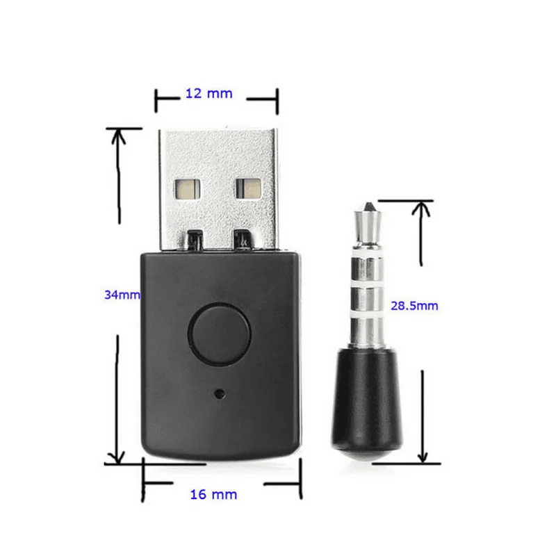 Беспроводной приемник Bluetooth 4 0 3 5 мм usb адаптер для контроллера Sony PS4 геймпада