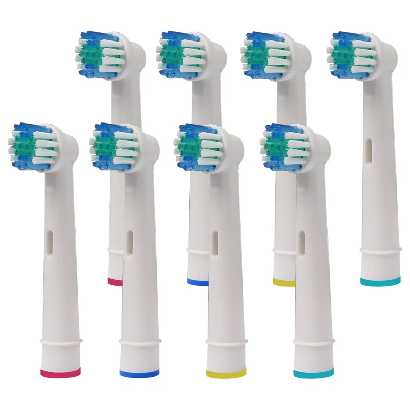 8 шт. Oral B Сменные головки для электрической зубной щетки зубных щеток Braun мягкие