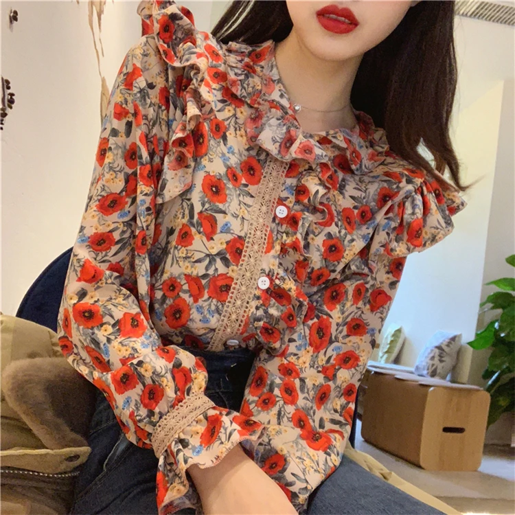 Шикарная модная женская дизайнерская брендовая весенне-осенняя блузка модные