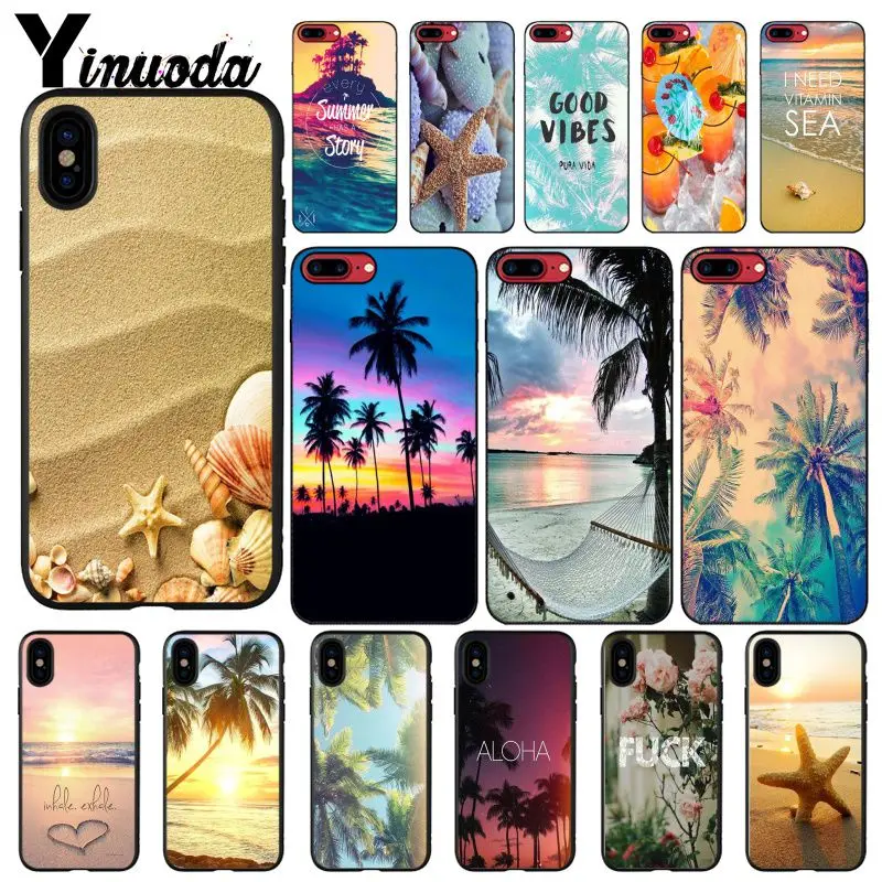 Summer Beach Relax Sea Sun jpg резиновый чехол для телефона iphone 12 11 Pro Max 8 7 6 6S Plus X XS MAX 5 5S SE XR |