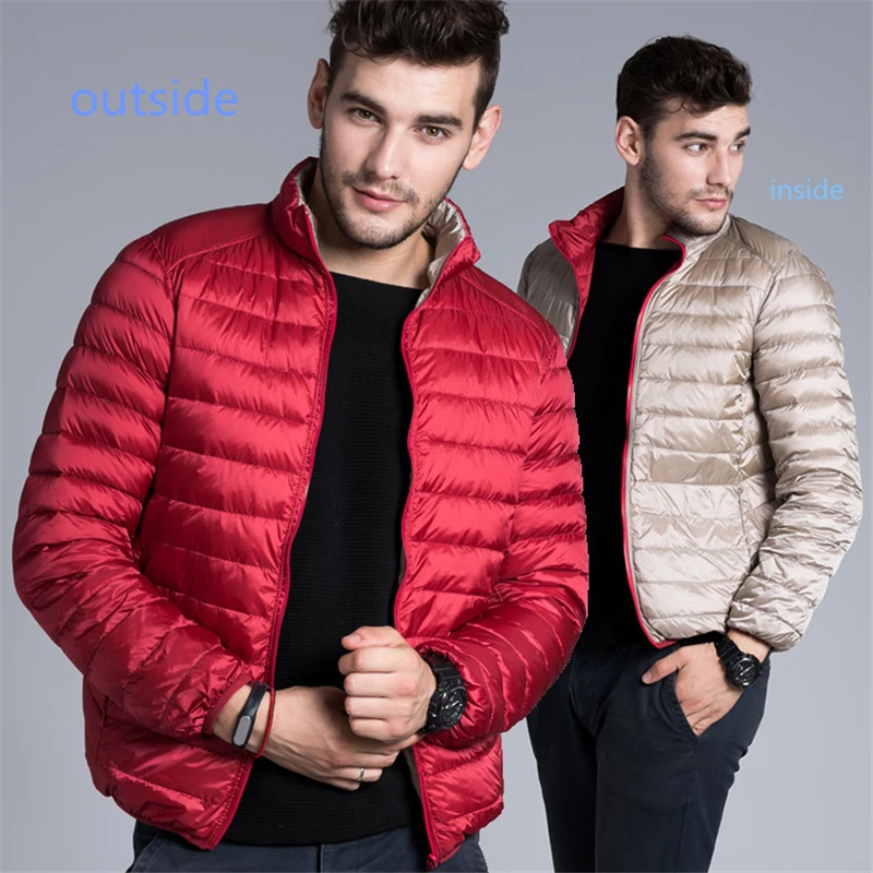 

2018 Winter New Fashion Men Coats White Duck Down Men's Jackets ,overcoat,outwear,parka,trench S-XXXL