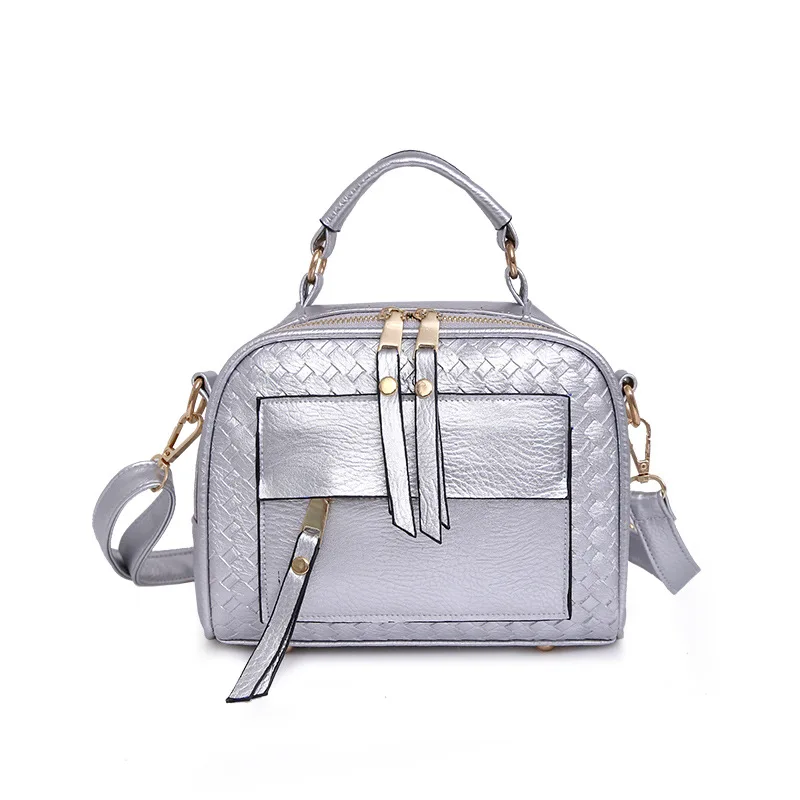 Новое поступление Вязание Для женщин Сумочка Мода переплетения сумка маленькая