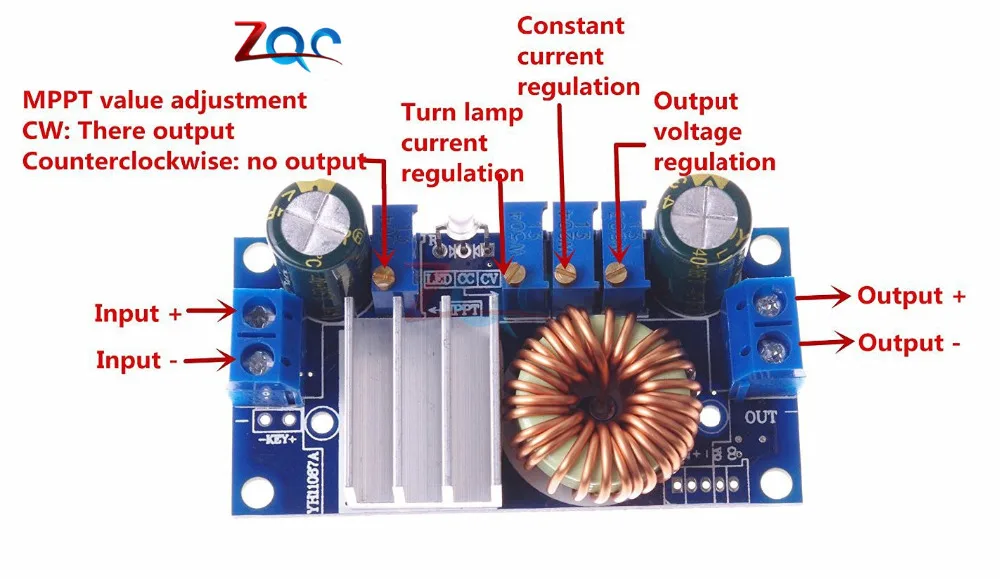 Модуль платы аккумуляторной батареи 5А MPPT контроллер солнечной энергии