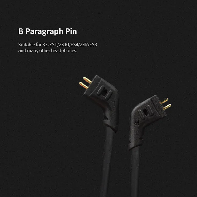 B ZSTZS10ES3ES4ZSR Bluetooth беспроводной адаптер APTX AAC 0,78 0,75 мм 2PIN MMCX кабель микрофон водонепроницаемый Для Shure/Westone/KZ ZS6 ZS10 TF10 W4R TRN tfz - Color: B ZSTZS10ES3ES4ZSR