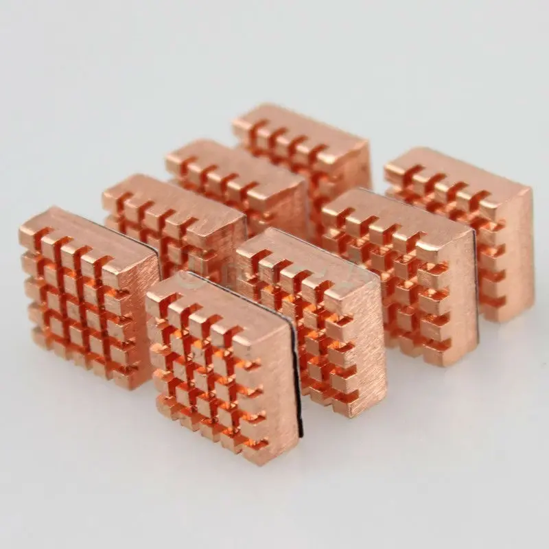 40 шт. теплоотвод из чистой меди 13x12x5 4 мм|heat sink radiator|copper heatsinkpure copper heatsink |