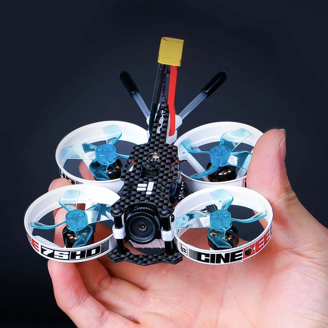 Гоночный Дрон IFlight CineBee 75HD 2-4S sucex F4 Tower 12A 4в1 ESC VTX FPV 1080P Turtle V2 для 75 мм квадрокоптера BWhoop PNP BNF