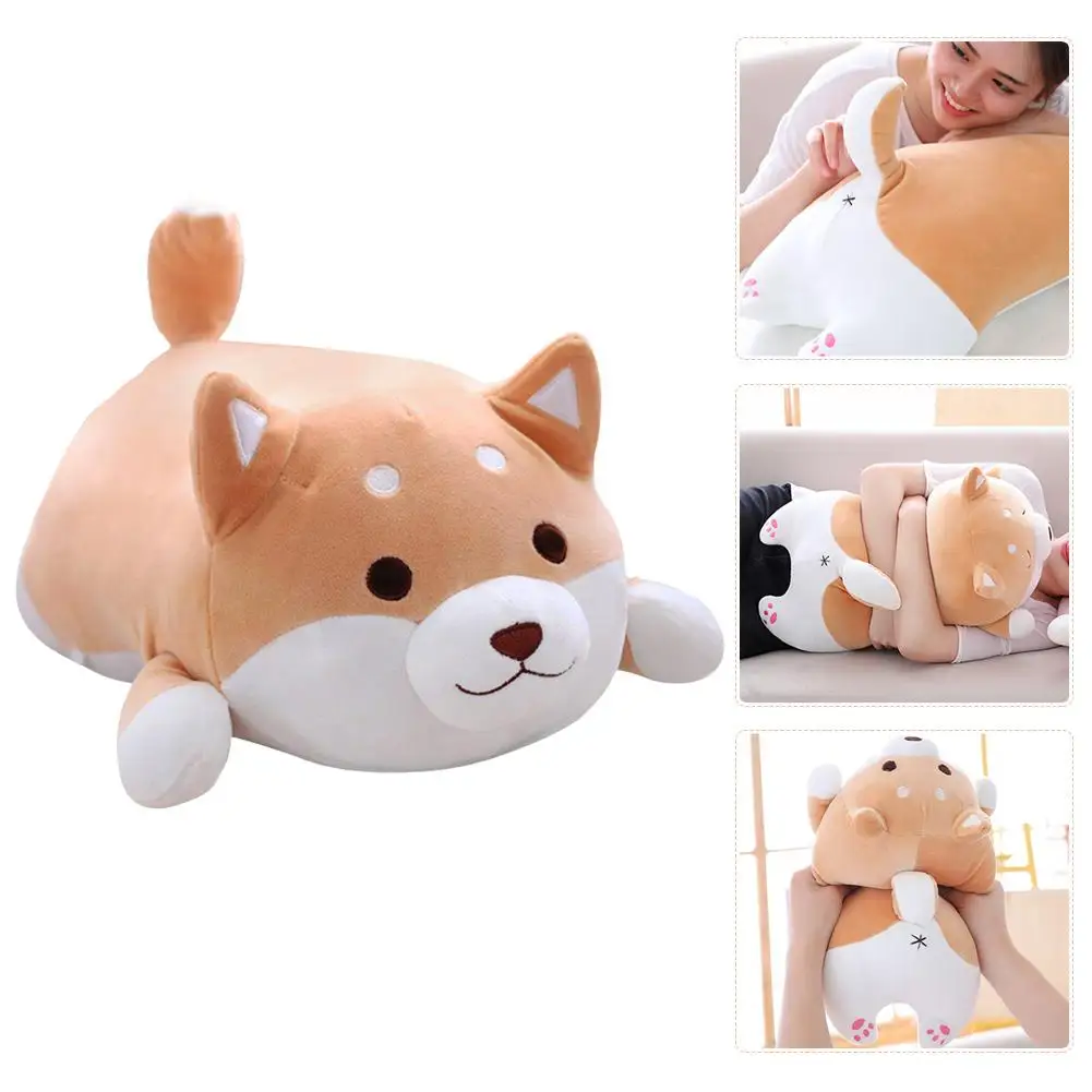 

Cute Fat Shiba Inu Dog Plush Toy Stuffed Soft Kawaii Animal Cartoon Pillow Lovely Gift For Kids Baby Children Good Quality