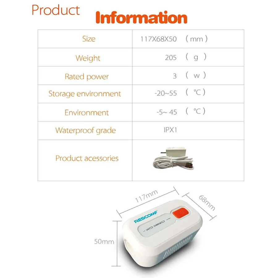 Idunmed CPAP очиститель с адаптером для ResMed Phillips Fisher& Paykel дыхательный воздушный шланг маска машина аксессуары аппарат
