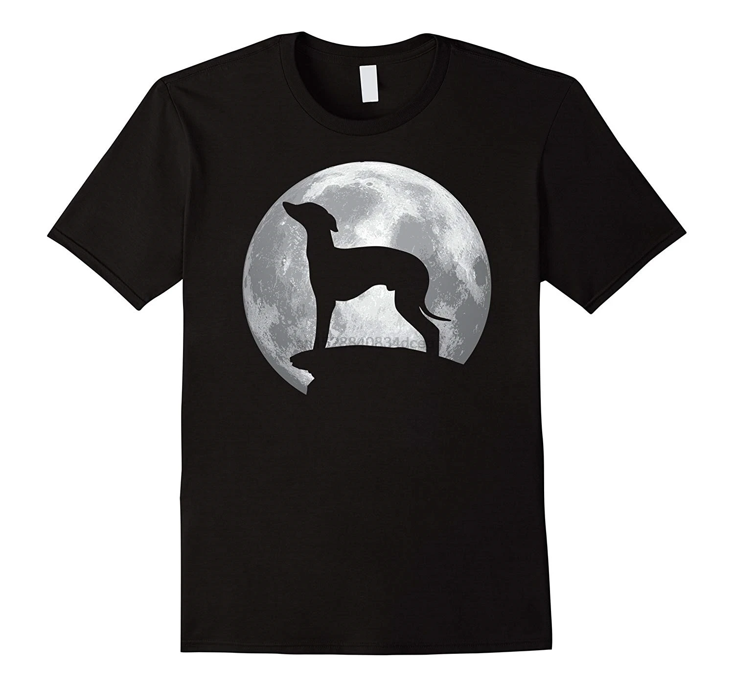 Итальянская футболка Greyhound and Moon хипстерская брендовая одежда в стиле Харадзюку