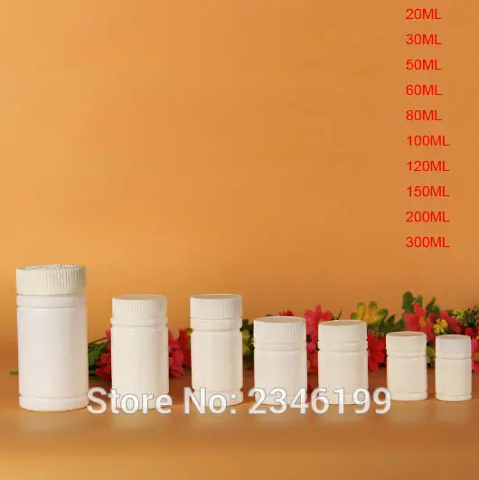 

20ML 50pcs/lot High Grade PE Powder Bottle, Health Products/Capsule Refillabl Bottle, Bamboo Shape Pill/Tablet Medicine Bottle