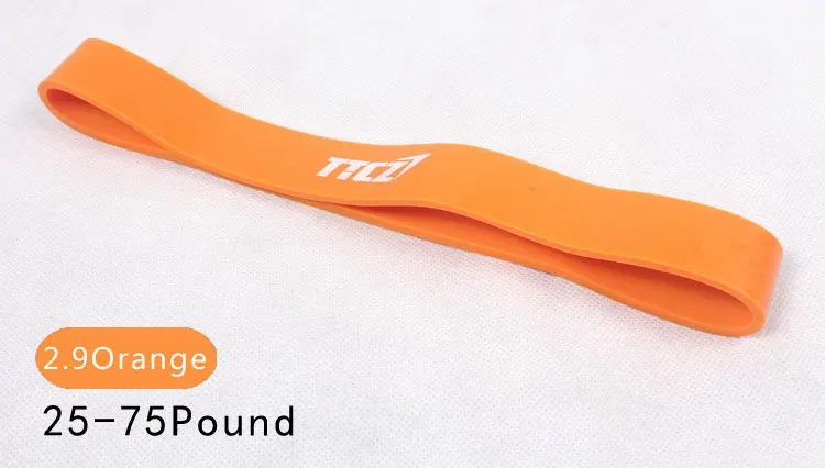 Orange 3 уровня, Эспандер для йоги, резинки-петли, натуральный латекс, спортивные резинки для упражнений, для фитнеса, для женщин - Цвет: Orange