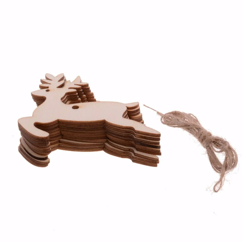 10 шт./лот Снежинка звезда Санта Клаус сапоги колокольчики новогодняя елка