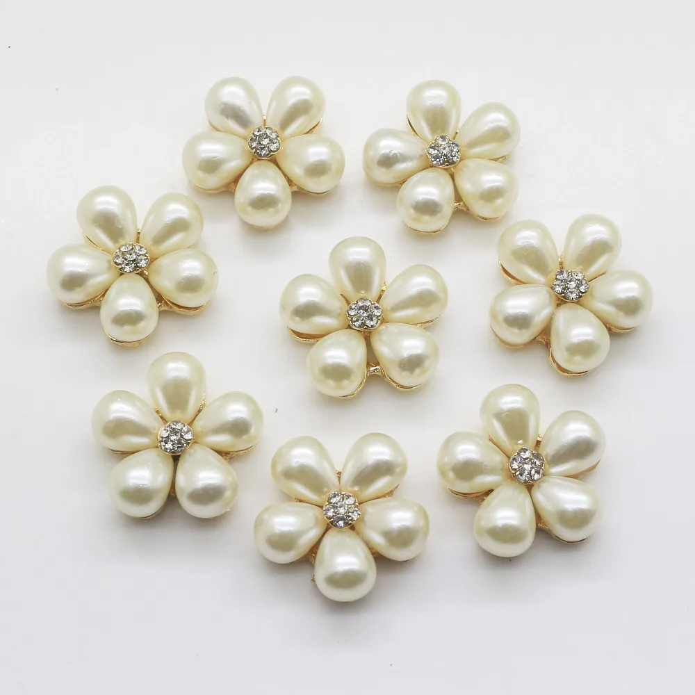 10 шт. круглые пуговицы с кристаллами и жемчугом 21 мм|pearl buttons|buttons fashionbuttons lot |