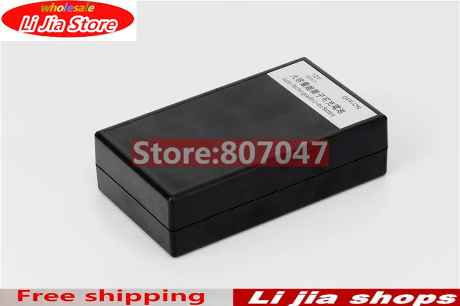 Высокое качество Супер DC 12V 12000mAh перезаряжаемый портативный литий-ионный аккумулятор с чехол для камер видеокамер