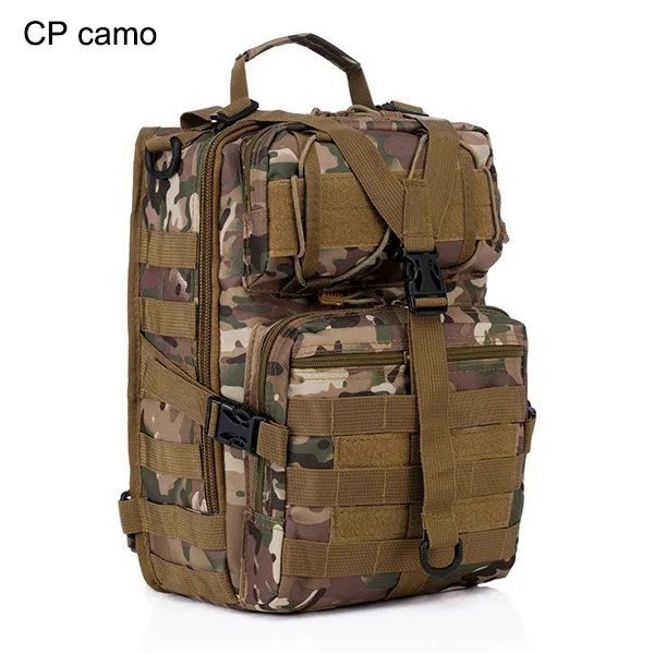 CP camouflage 20л Тактический штурмовой пакет военный слинг рюкзак армейский Molle водонепроницаемый EDC рюкзак сумка для наружного туризма кемпинга охоты XA1A - Цвет: CP camouflage