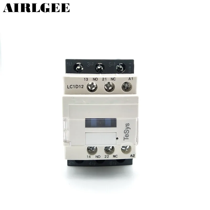 

LC1D12F7C 690V Ui 6KV Uimp NO NC 3 Poles AC Contactor Coil 110V 50/60Hz 12A