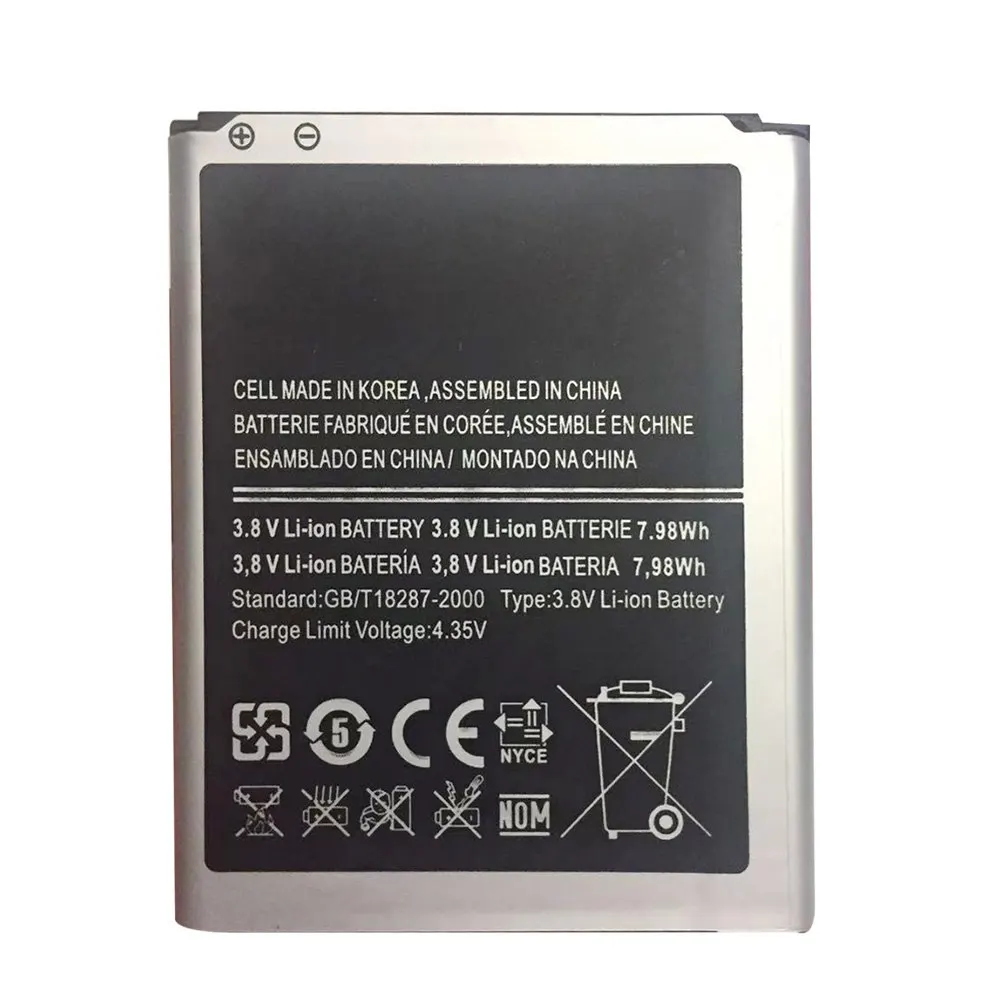 Сменная батарея для телефона EB535163LU samsung I9082 Galaxy Grand DUOS I9080 I879 I9118 Neo + i9168 i9060 2100mAh |