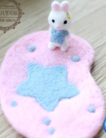 Набор для рукоделия с изображением милой лужайки животных из мультфильмов набор