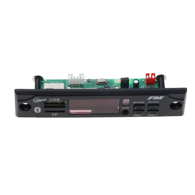 12 В беспроводной Bluetooth аудио декодер плата модуль Автомобильный MP3 плеер WMA WAV AUX 3 5