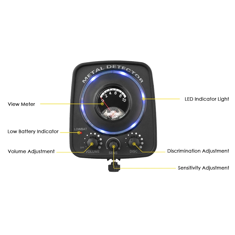 Профессиональный Подземный металлоискатель Kkmoon GC1065 Pinpointer набор охотников за