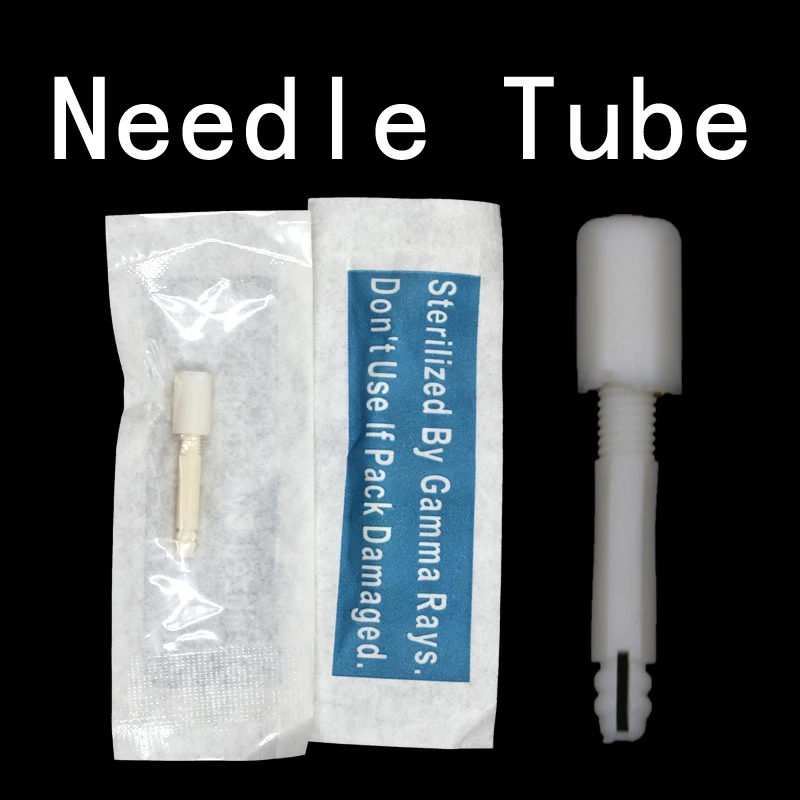Бесплатная доставка оригинальный Перманентный макияж 10 шт. игла для тату трубка
