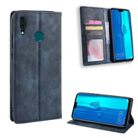 for huawei y9 2019 case wallet flip style retro leather phone cover for huawei y9 2019 enjoy 9 plus jkm lx3 with photo frame