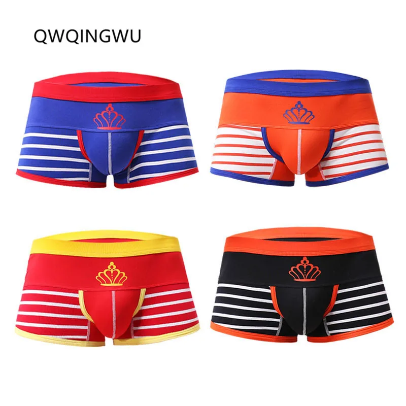 4 шт./лот дышащее нижнее белье мужские боксеры одежда для сна Удобное Мягкое