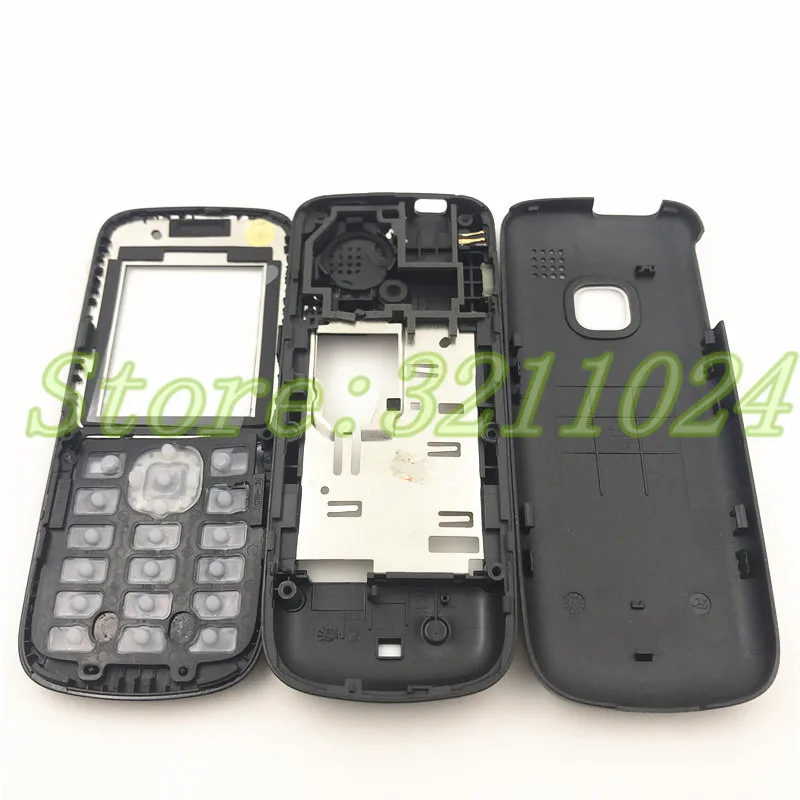 Оригинальный чехол с полным покрытием корпуса для Nokia C1 01 Обложка рамка + средняя