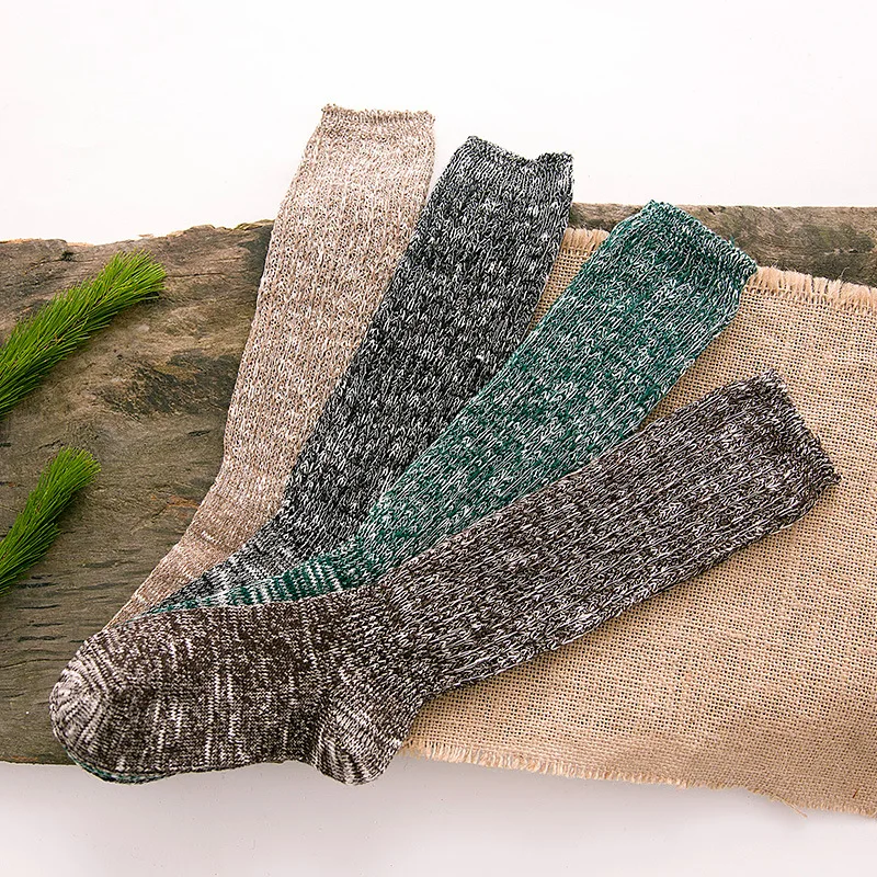 Новинка 2017 года высокое Качественный хлопок осень зима толстый вязаный