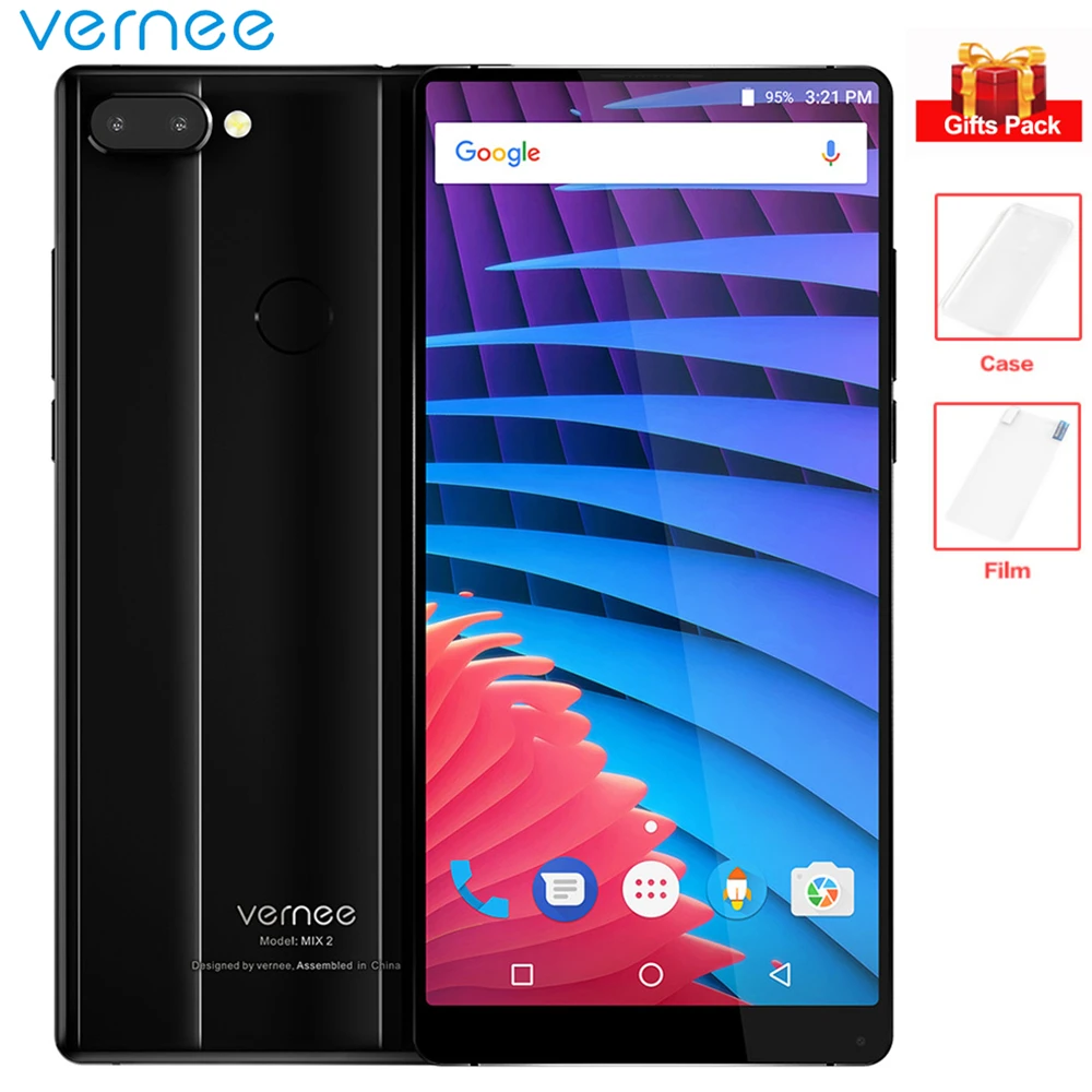 Vernee Mix 2 6 ГБ + 4G B 0 'ཎ:9 FHD Android 7 MTK6757CD Octa Core 5 ГГц 13MP 5MP двойной сзади камеры